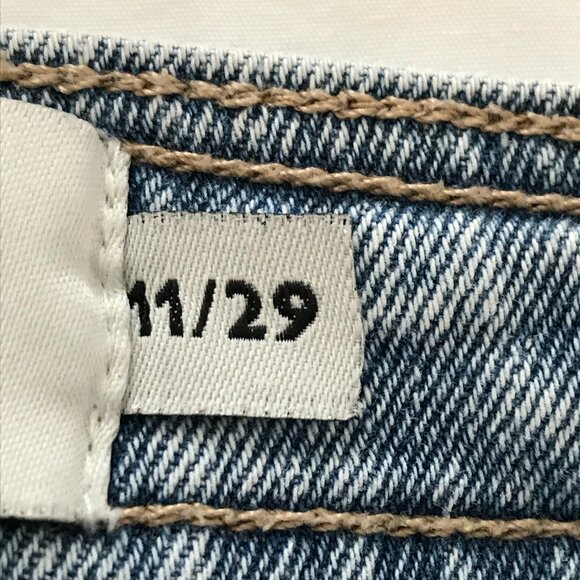 Mined by Los Angeles Wide Leg Jeans Women 11/29 Blue High Rise Medium Wash 17628 - Picture 4 of 12